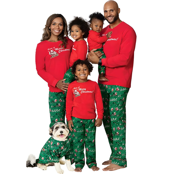 The Merry Christmas Family Matching Pajama Sets