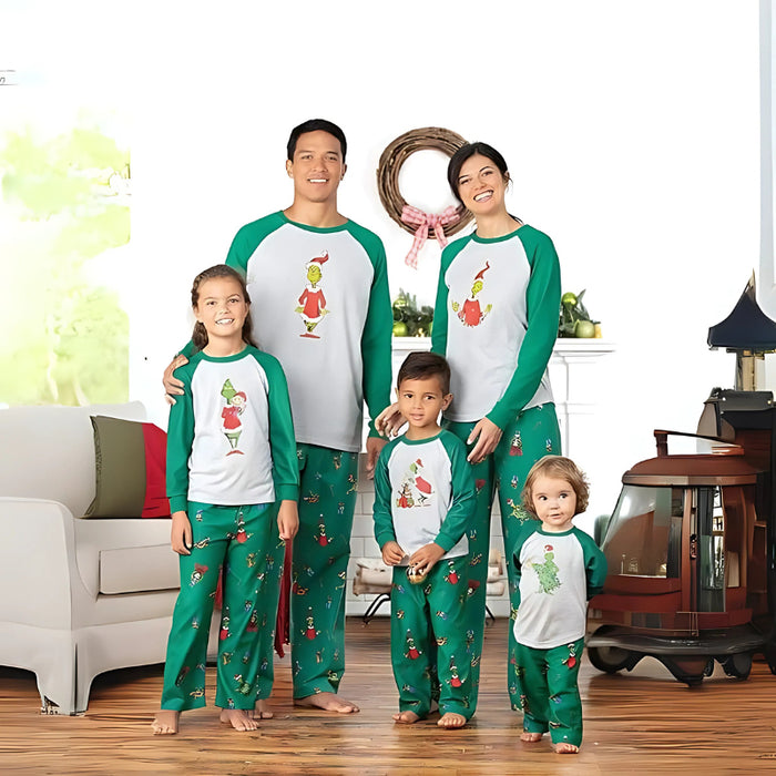 Matching Grinch Family Pajama Sets