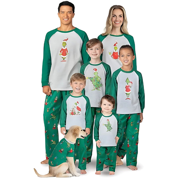 Matching Grinch Family Pajama Sets