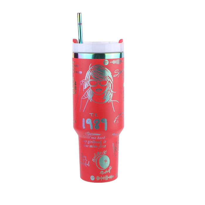 1989 Taylor Swift 40oz Insulated Tumbler With Straw