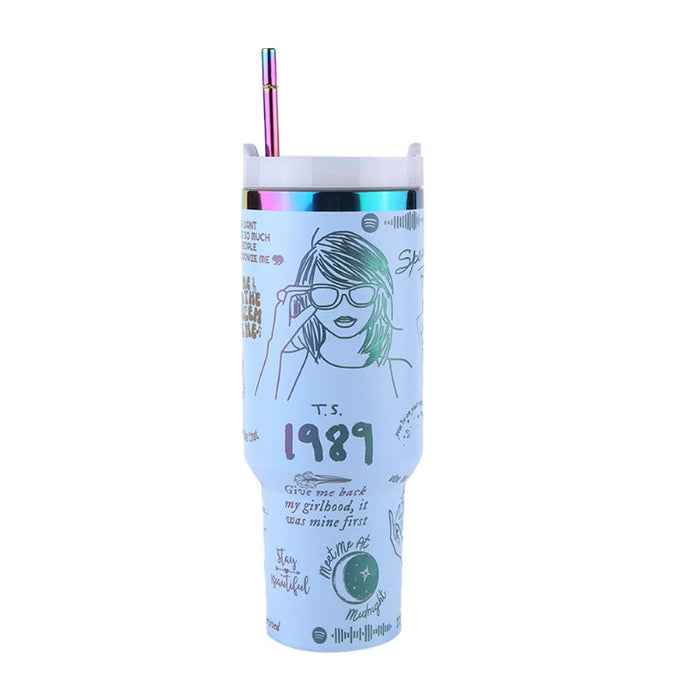 1989 Taylor Swift 40oz Insulated Tumbler With Straw