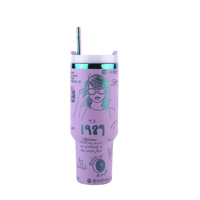 1989 TS 40oz Insulated Tumbler With Straw