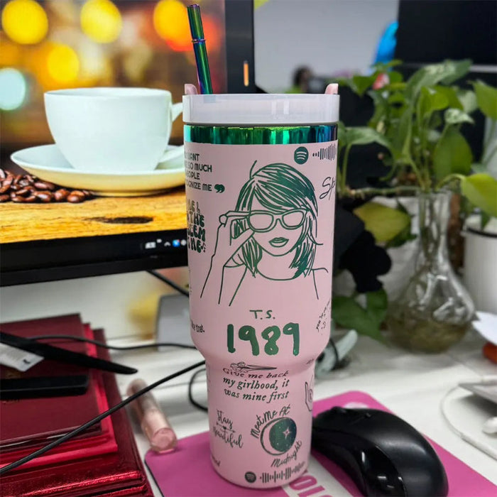 1989 Taylor Swift 40oz Insulated Tumbler With Straw