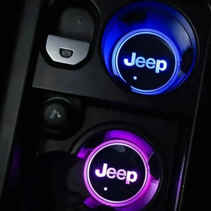 Cup Glow Lights For Jeep Interior