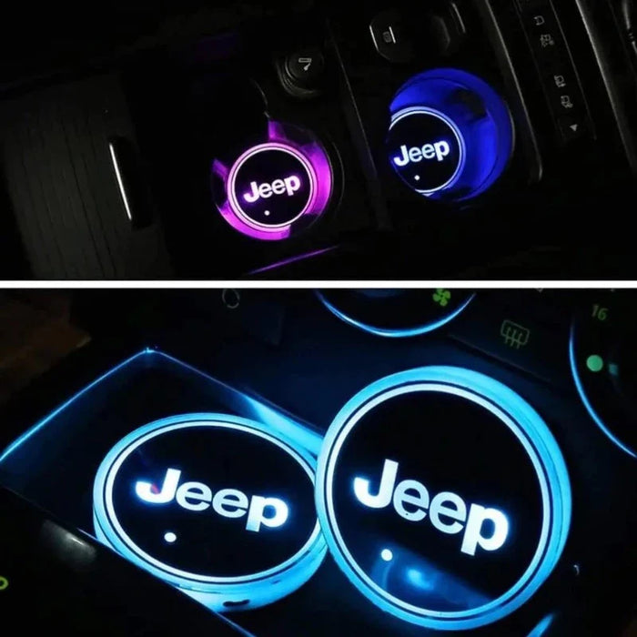 Cup Glow Lights For Jeep Interior