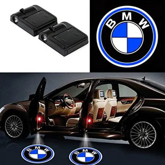 Set Of 2 BMW Vibrant Car Light Logo