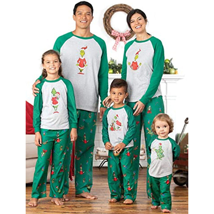 Matching Grinch Pajamas Family Sets