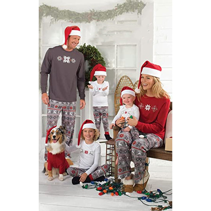 Festive Pajama Nordic Print Sets