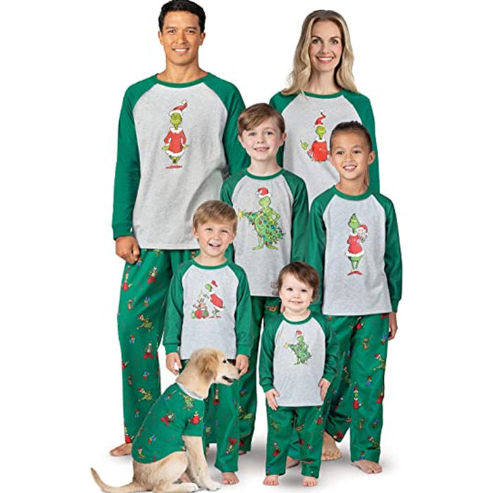 Matching Grinch Pajamas Family Sets