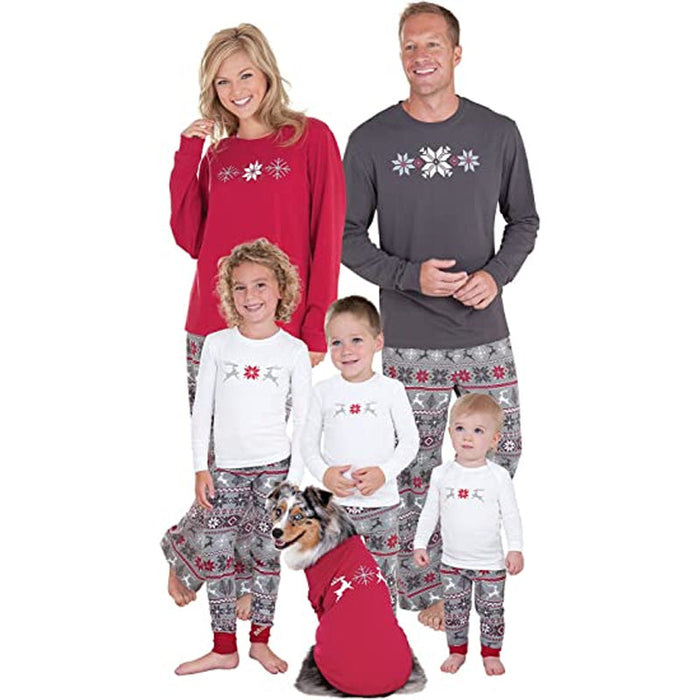 Festive Pajama Nordic Print Sets