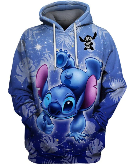 Nostalgic Cartoon Character Graphic Hoodie