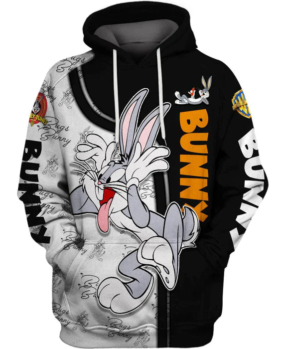 Nostalgic Cartoon Character Graphic Hoodie