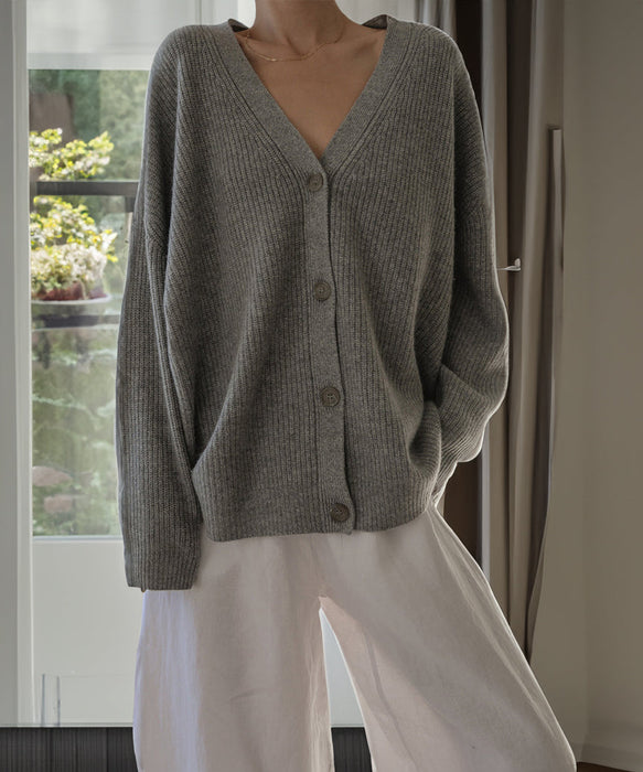 Classic Button Front Short Cardigan