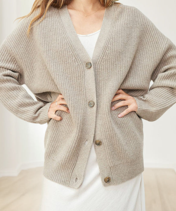 Classic Button Front Short Cardigan