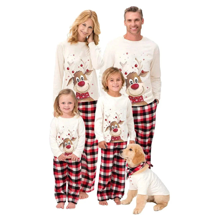 Xmas Reindeer Holiday Pajamas