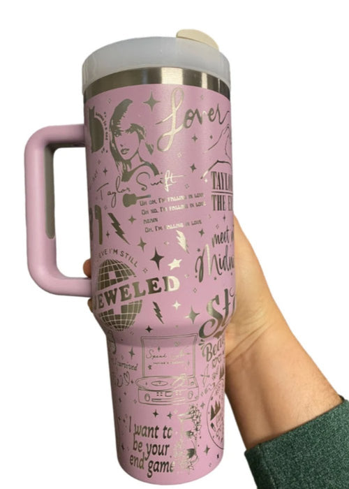 Engraved 40oz Tumbler Inspired By TS Albums