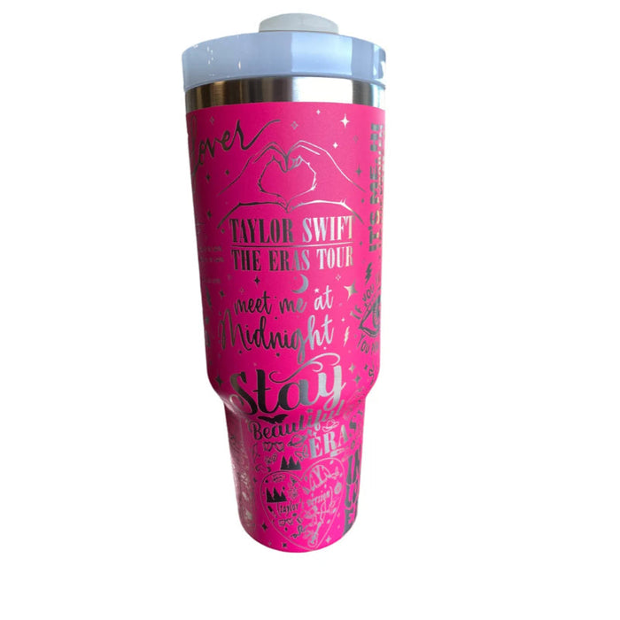 Engraved 40oz Tumbler Inspired By Taylor Swift Albums