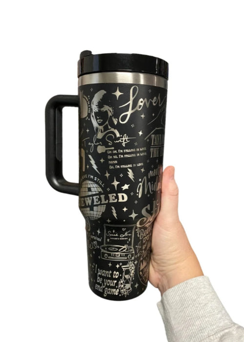 Engraved 40oz Tumbler Inspired By TS Albums