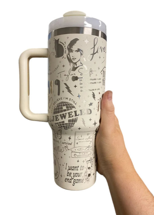 Engraved 40oz Tumbler Inspired By TS Albums