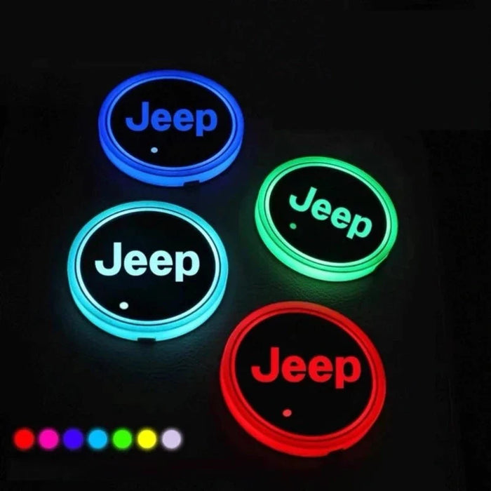 Cup Glow Lights For Jeep Interior