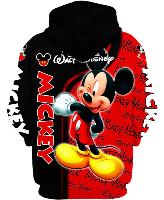 Classic Character Printed Zip-Up Hoodie