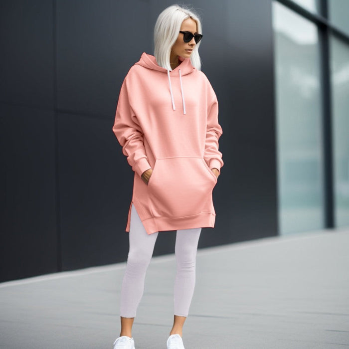 Versatile Hoodie Dress with Adjustable Hood