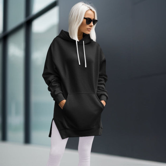 Versatile Hoodie Dress with Adjustable Hood