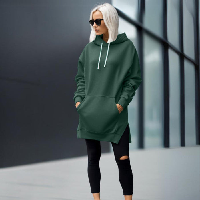 Versatile Hoodie Dress with Adjustable Hood