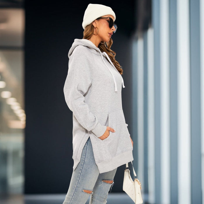 Versatile Hoodie Dress with Adjustable Hood