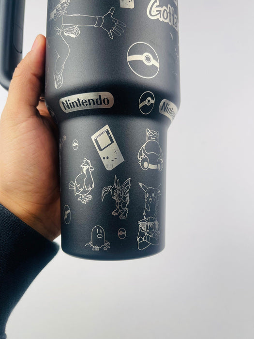 Pokemon Printed Travel Tumbler