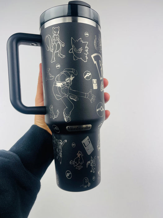 Pokemon Printed Travel Tumbler