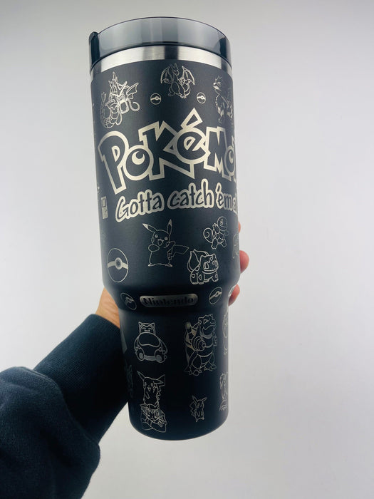 Pokemon Printed Travel Tumbler