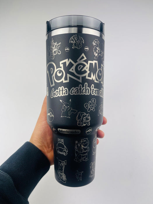 Pokemon Printed Travel Tumbler