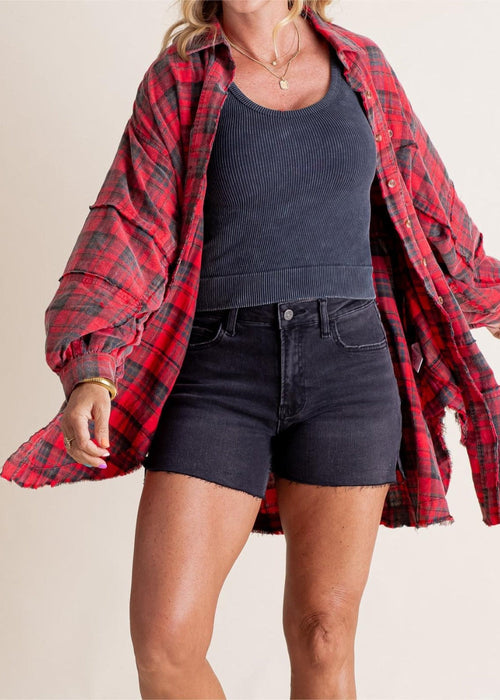 Versatile Oversized Shirt Jacket