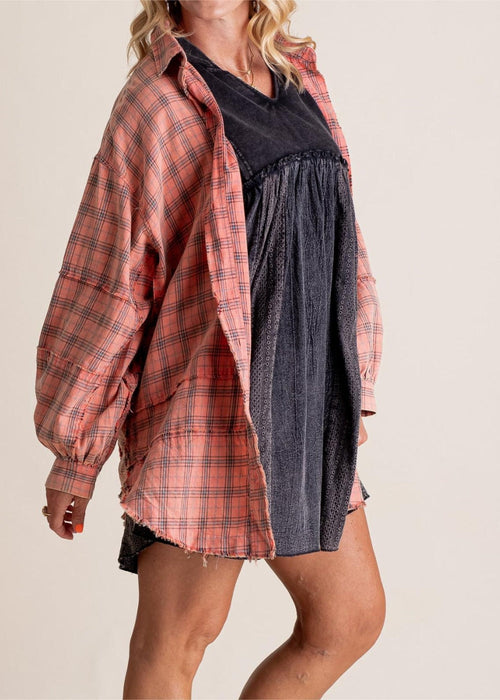 Versatile Oversized Shirt Jacket