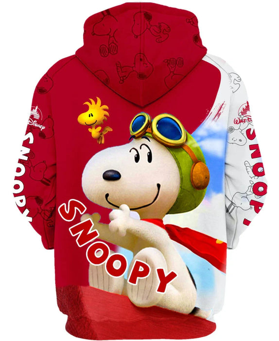 Snoopy Design Dog Hoodie