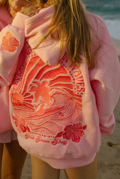 Sunset Graphic Oversized Hoodie