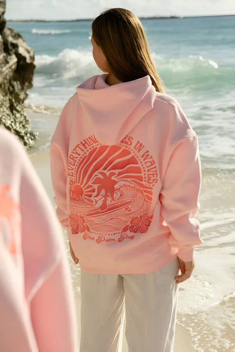 Sunset Graphic Oversized Hoodie