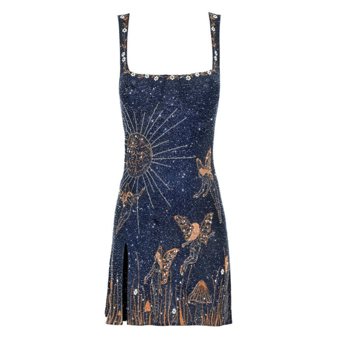 Celestial Design Mini Dress