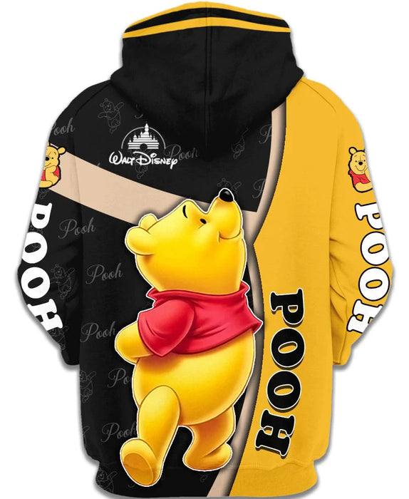 Winnie The Pooh Graphic Zip Up Hoodie