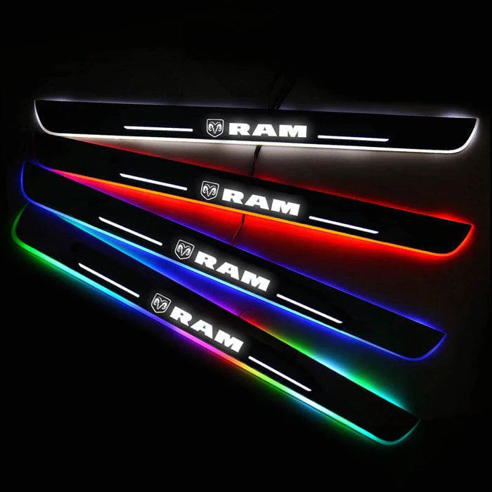 LED Illuminated Dodge RAM Door Sills