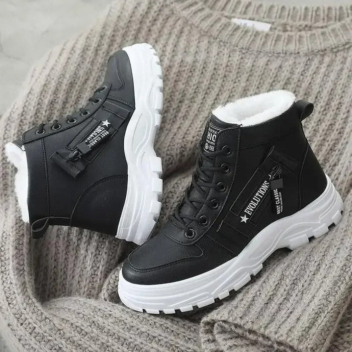 Cozy Waterproof Winter High Top Boots For Woman