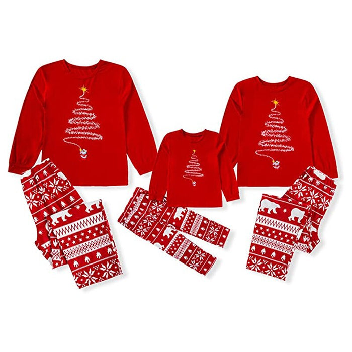 The Christmas Tree Lights Family Pajama Set