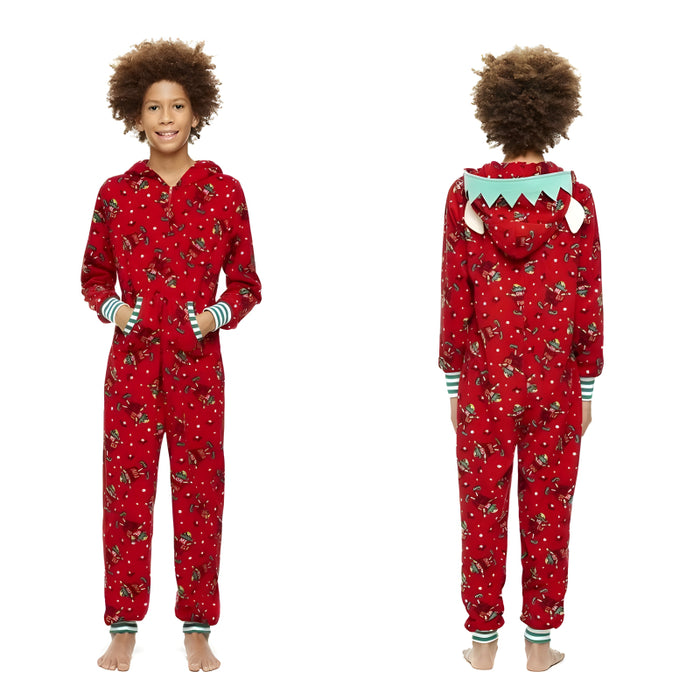 Christmas Printed Family Pajamas Matching Set