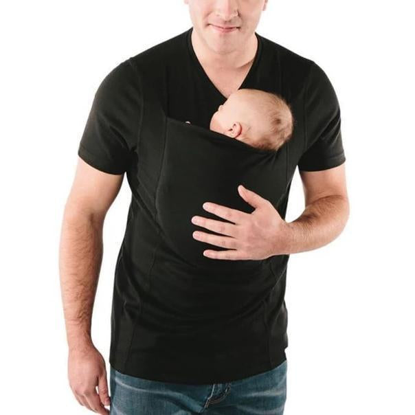Multi-functional Clothes Parent-child Kangaroo Pocket T-shirt